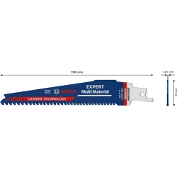 Lame scie sabre EXPERT Carbure Multimaterial 150 mm S956XHM