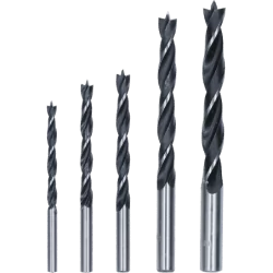 Mèche bois robustline DE 4 à 10 mm - lot de 5