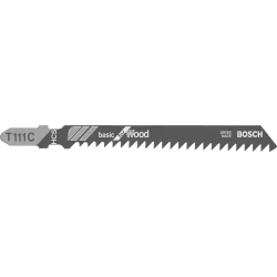 Lame de scie sauteuse HCS Bois 100mm T111C - jeu de 5