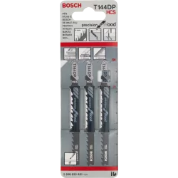 Lame de scie sauteuse 100mm HCS - T 144 DP Precision for Wood - jeu de 3