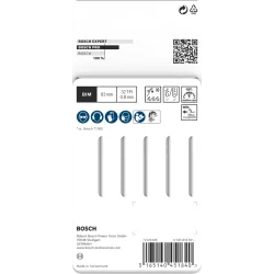 Lame scie sauteuse BIM Inox 83mm T1 - jeu de 5