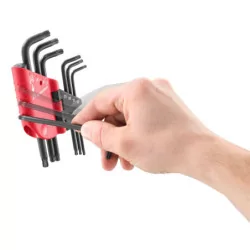 Jeu de 7 clés mâles Torx/Resistorx sur étui - 89SR.J7PB