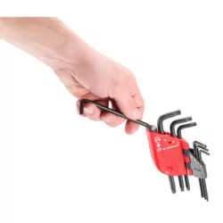 Jeu de 7 clés mâles Torx/Resistorx sur étui - 89SR.J7PB