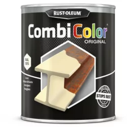 Peinture combicolor brillant ivoire ral 1015 pot 0,75 l