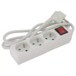 Multiprise 3x16A 3G1mmé +interrupteur
