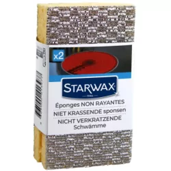 Eponge non rayante argent lot de 2 - 212 542