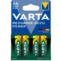 Pile rechargeable accu AA 2600 mah - blister de 4