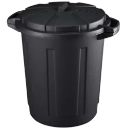 Poubelle 75 litres avec couvercle - Réf 13001 - 802838