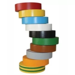 Ruban adhésif électrique 15mmx10m multi couleur - l’unité