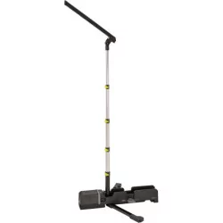 Projecteur de chantier LED avec mât télescopique sur batterie 7700lm sans batterie