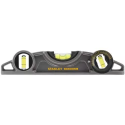 Niveau à bulle Stanley Torpedo Fatmax Pro magnétique 3 fioles 25 cm
