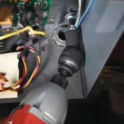 Renvoi d'angle Cardan visseuse à chocs + 10 embouts de vissage