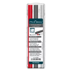 Mines marqueur pica big dry rouges/graphites/blanches étui de 12