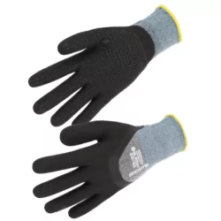 Gant nitrile mousse tout enduit avec picots