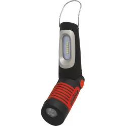 Baladeuse d'atelier LED 300 lumens articulée rechergeable