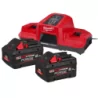 Pack NRG 18V, 8.0 AHx2 + chargeur double FORGE Red Li-ion M18 - M18 FORGENRG-802DBSC