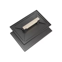 Taloche PS rectangulaire noire manche bois