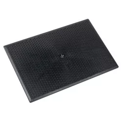 Taloche PS rectangulaire noire manche bois