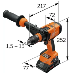 Perceuse visseuse sans fil 4 vitesses ASCM 18-4 QM as