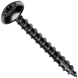 Vis bois Rocket penture Torx acier Brut revêtu noir filetage total