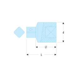 Réducteur pour douille 1/2' à 3/8' S.230