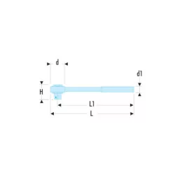 Cliquet 1/2' étanche