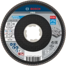 Disque abrasif à lamelle XLock Bombé Fibre