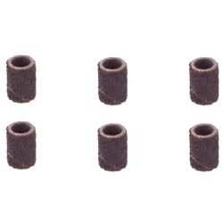 Bande ponçage diam 6,4mm gros grain Dremel 431 - Lot de 6