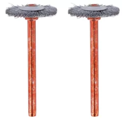 Brosse inox couronne D. 19mm Dremel 530 - Lot de 2