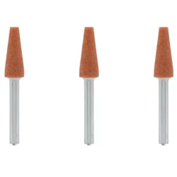 Meule à rectifier en oxyde d'aluminium EN POINTE D.6.4mm Dremel 953 - lot de 3