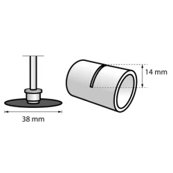 Adaptateur EZ SpeedClic + 2 disques à tronçonner Dremel S406