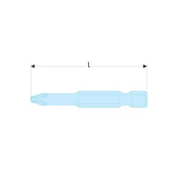 Embout 1/4 pz 1 long 50 mm