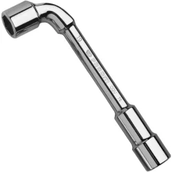 Clé à pipe débouchée 6x6 pans métrique