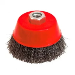 Brosse conique fil acier ondulé pour métal Classic