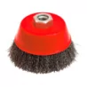 Brosse conique fil acier ondulé pour métal Classic