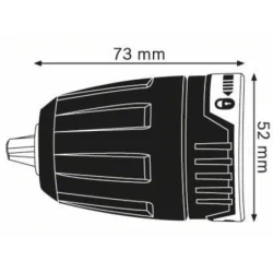 Mandrin 13 mm pour perceuse visseuse système flexi click GFA FC2