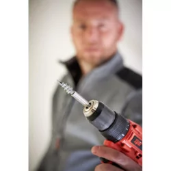 Cheville autoforeuse zamak pour plâtre Drive TP12 avec vis tête plate boîte de 100