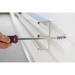 Cheville autoforeuse zamak pour plâtre Drive TP12 avec vis tête plate boîte de 100