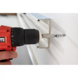 Cheville autoforeuse zamak pour plâtre Drive TP12 avec vis tête plate boîte de 100