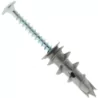 Cheville autoforeuse zamak pour plâtre Drive TP12 avec vis tête plate boîte de 100