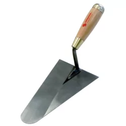 Truelle ronde acier manche bois 220 mm