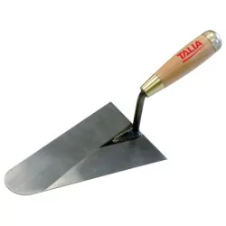Truelle ronde acier manche bois 220 mm
