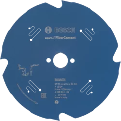 Lame de scie circulaire fibreciment 165x20x2.2 4 dents -