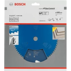 Lame de scie circulaire fibreciment 165x20x2.2 4 dents -