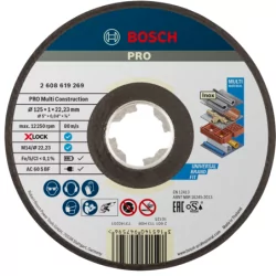 Disque à tronçonner X-LOCK Multi-matériaux moyeu plat