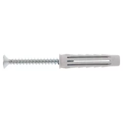 Cheville nylon Pro6 sans vis pour matériaux pleins et creux