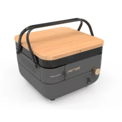 Plancha gaz Nomad acier noir Forge Adour 1 feu