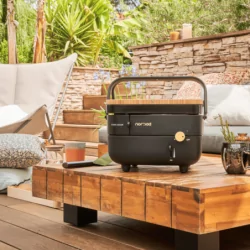Plancha gaz Nomad acier noir Forge Adour 1 feu