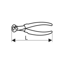 Pince coupante devant 160mm E080211