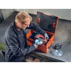 Scie circulaire AHKS 18-57 AS sans fil machine seule en coffret L-boxx